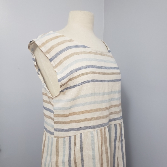 Blue Orchid Made in Italy Linen Dress.  NEW - Picture 7 of 12